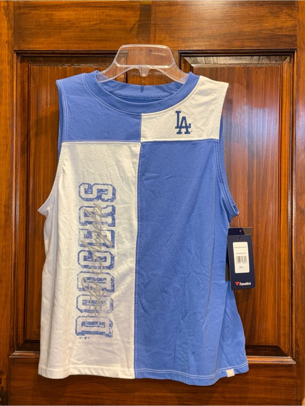 Fanatics: Los Angeles Dodgers Blue and White Tank